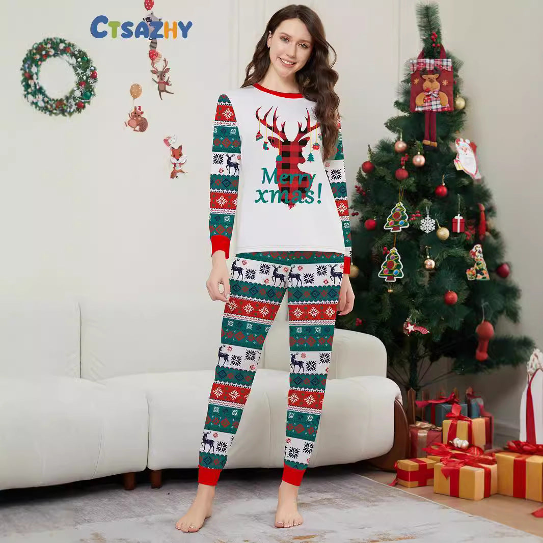 Julpyjamas Matchande Familj