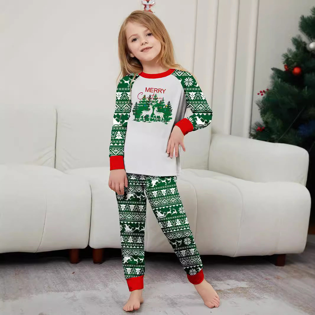 Julpyjamas Familj Matchande