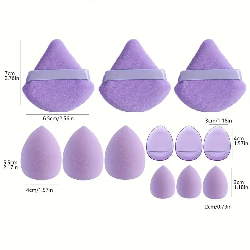 12Pcs Makeup Sponge Sminkblender