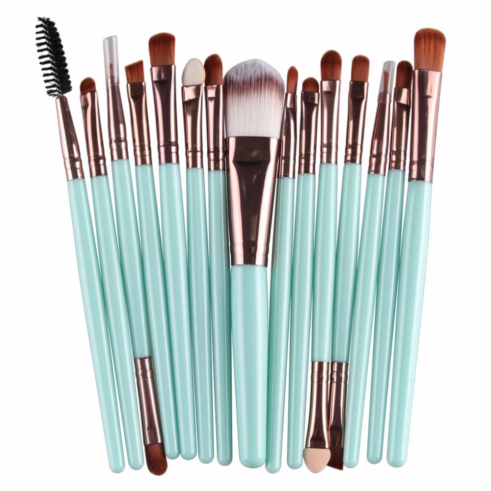15Pcs Sminkborstar