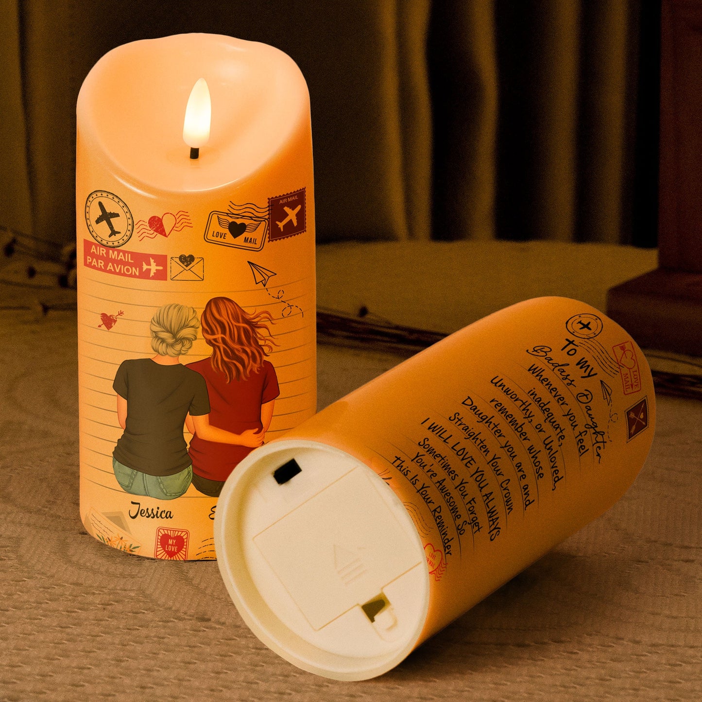 Mamma Dotter LED-ljus