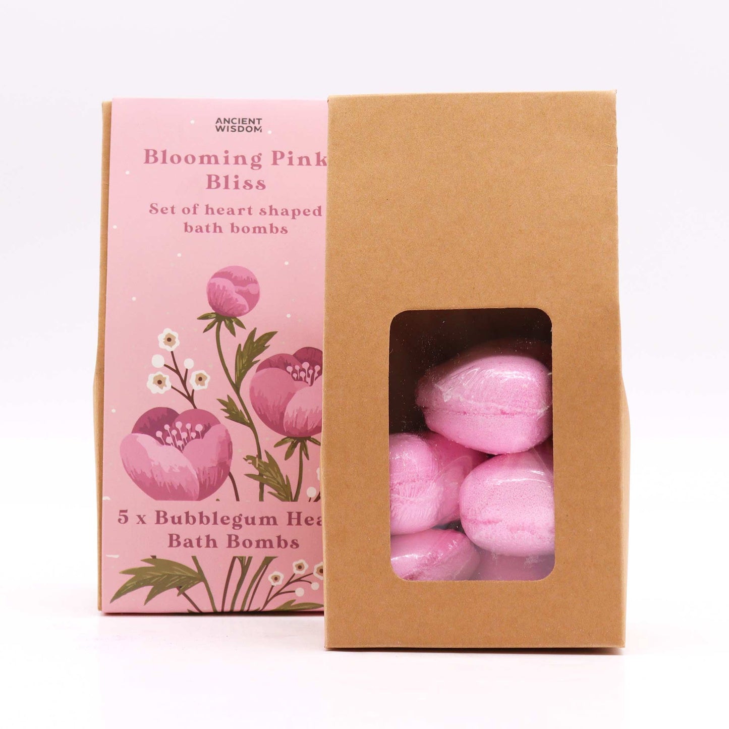 Blooming Pink Bliss Badbomber Heart Gift Set