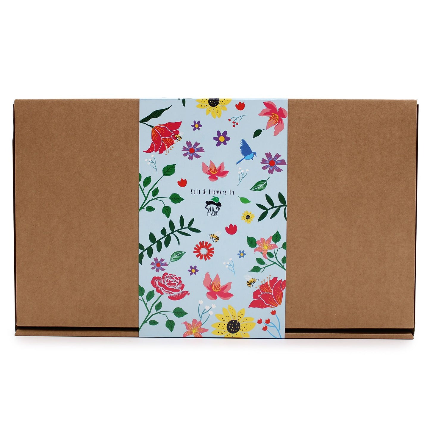 Wild Hare Salt & Flowers Spa giftbox Set - Total Unwind