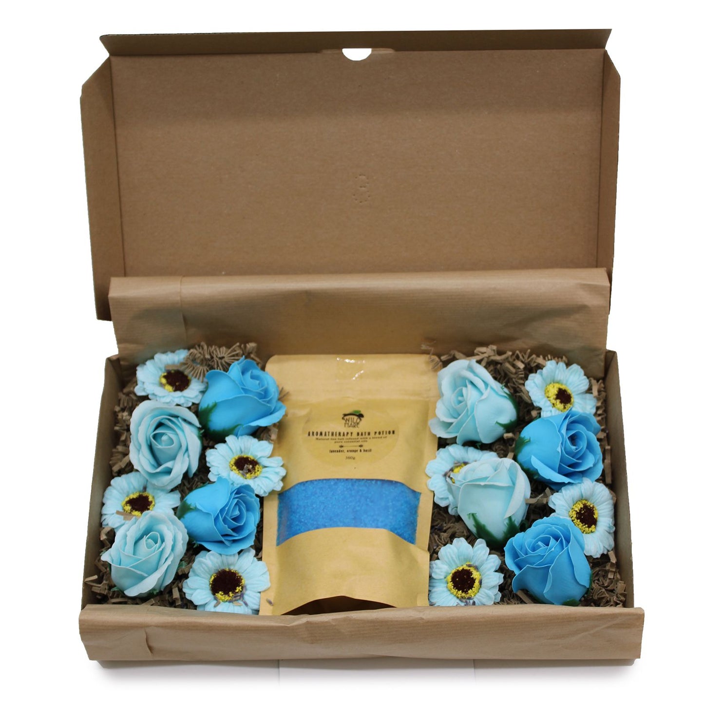 Wild Hare Salt & Flowers Spa giftbox Set - Total Unwind