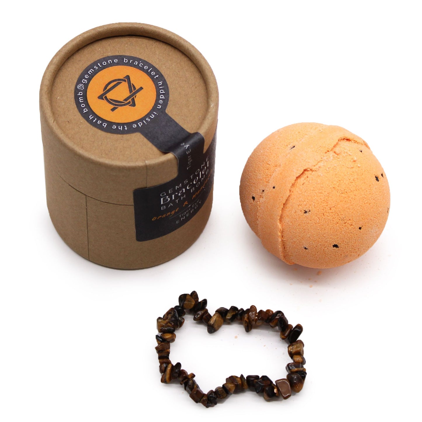 Tiger Eye Ädelsten Armband & Badbomb