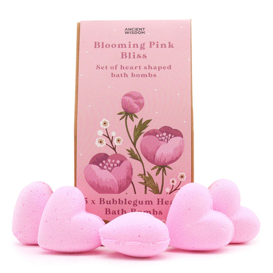 Blooming Pink Bliss Badbomber Heart Gift Set