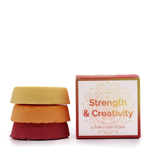 Chakra Badbomber Fizz - Gåvoset - Strength & Creativity