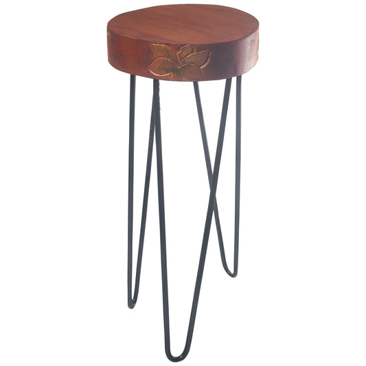 Växtpall, Albasia Wood Plant Stand - Terracotta