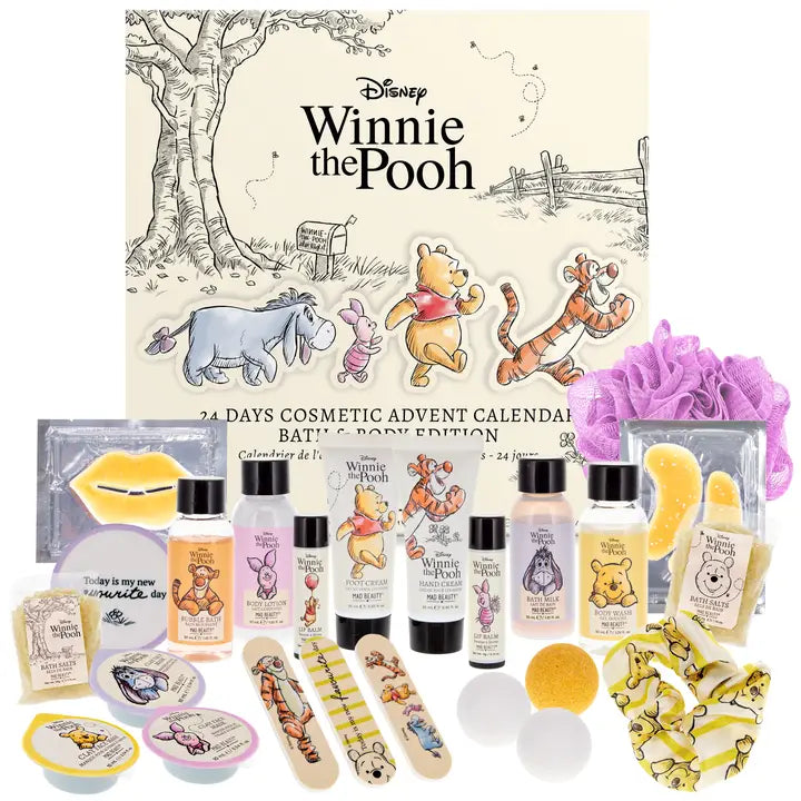 FÖRBOKNING MAD BEAUTY Adventskalender Nalle Puh Julkalender